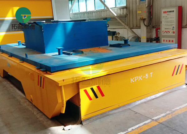 Battery Operated Rail Guided Powered Transfer Trolley For Paper Making Industry
