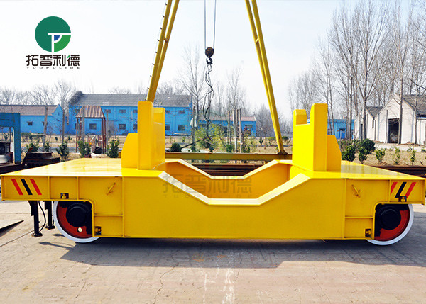 25MT Anti-high Temperature Paper Making Industry Railway Die Plant Coil Transfer Wagon