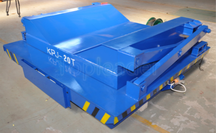 Precise pipe industry cable drum operated rail coil transfer cart with cast  wheel