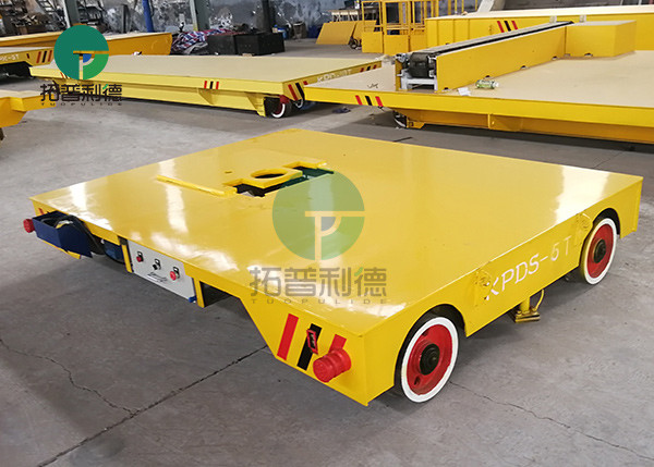 Battery Powered Motorized Steerable Handling Trackless Mould Transfer Truck