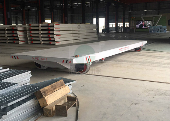 Steel Plant Bay To Bay Material Die Transfer Cart Electric Ferry Traverse Travelling Rail Flat Vehicle