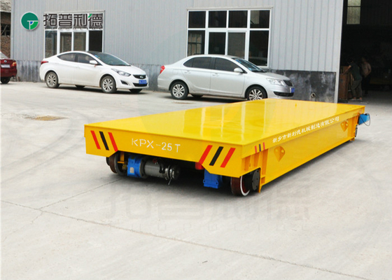 High Speed Motorized Mold Transfer Cart On Curved Rails With Large Scissors LiftingTable