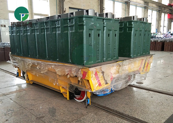 Die Plant Battery Powered Automatic Mold Transport Trolley On Rail