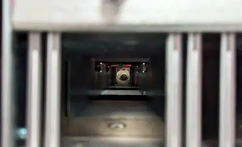 Nozzle for ICTA sheaths in the ICTA machine
