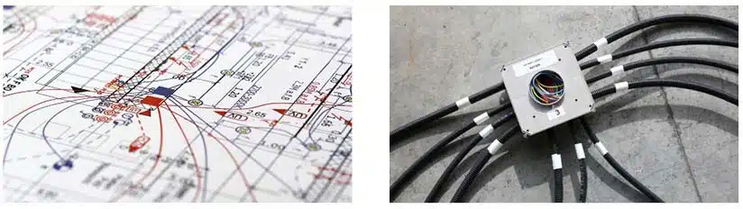 Installing electrical octopus wiring in a home