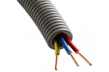prespinning electrical sheath