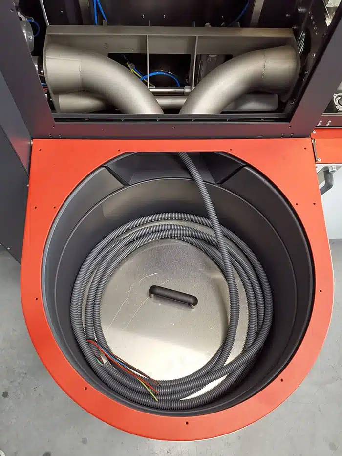 MECASPIN pref-spinning sheath coiling bowl