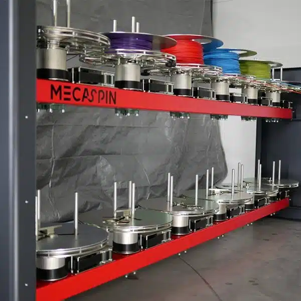 Electrical wire reel - Mecaspin&apos;s wire and cable reeling equipment