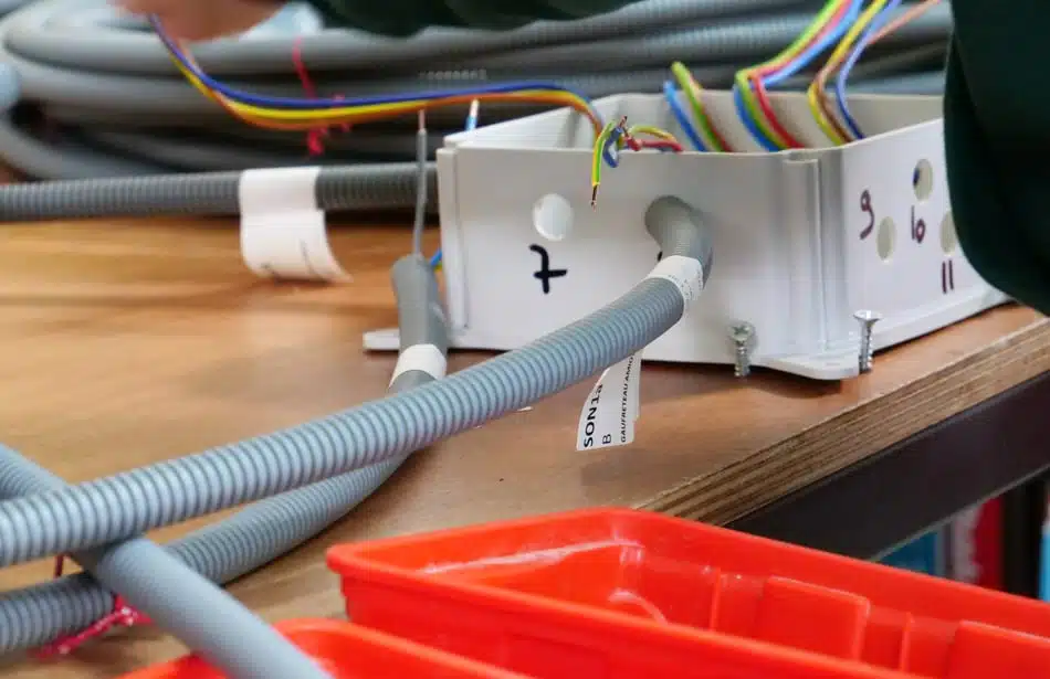 Octopus wiring assembly and cable station pack - MECASPIN